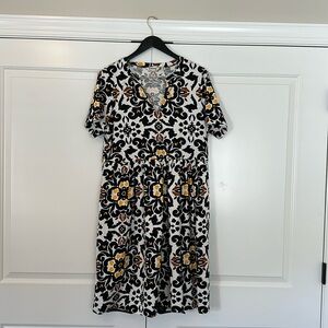 Boden Easy Notch Dress